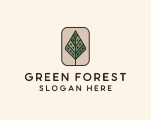 Landscaping Forest Tree logo design