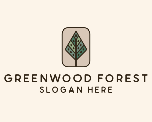 Landscaping Forest Tree logo design