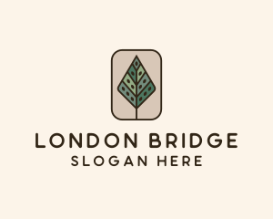 Landscaping Forest Tree logo design