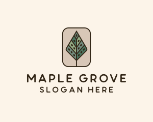 Landscaping Forest Tree logo design