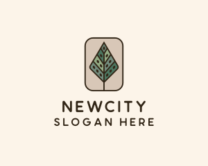 Landscaping Forest Tree logo design