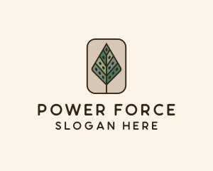 Landscaping Forest Tree logo design