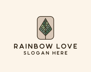 Landscaping Forest Tree logo design