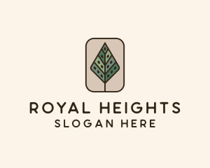 Landscaping Forest Tree logo design