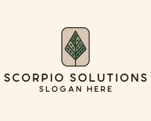 Landscaping Forest Tree logo design