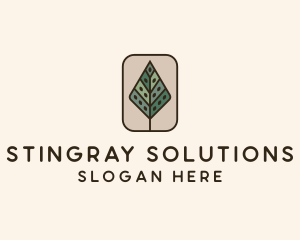 Landscaping Forest Tree logo design