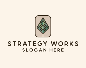 Landscaping Forest Tree logo design