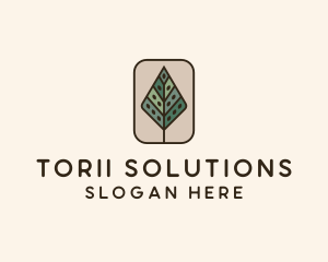 Landscaping Forest Tree logo design