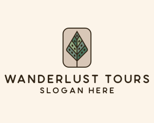 Landscaping Forest Tree logo design