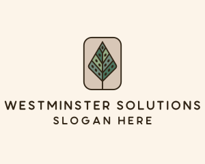 Landscaping Forest Tree logo design