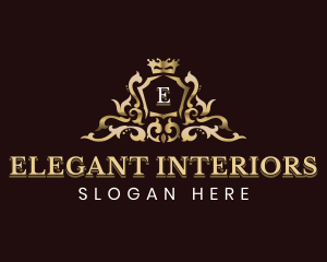 Elegant Royal Crest logo design