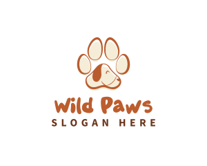 Paw Pet Dog logo design