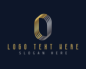 Stripes - Premium Studio Letter O logo design