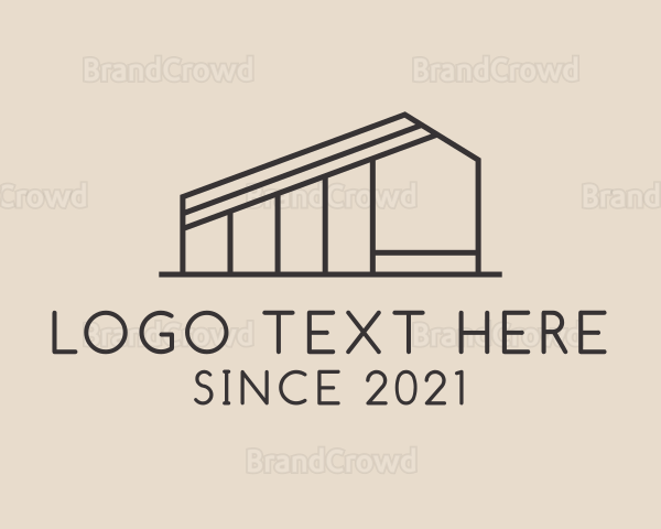 Storage Factory Building Architecture Logo