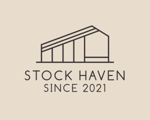 Stockroom - Storage Factory Building Architecture logo design