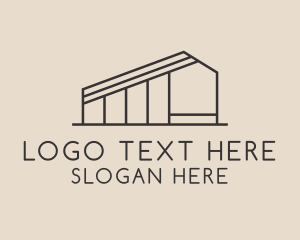 Storage Factory Building Architecture Logo