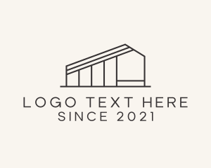 Brown - Storage Factory Building Architecture logo design