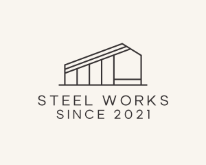 Storage Factory Building Architecture logo design