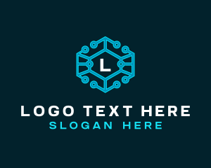 Lettermark - Data Cube Programming logo design