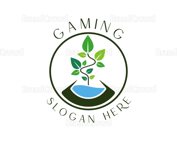 Nature Environmental Planting Logo