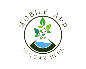 Nature Environmental Planting Logo