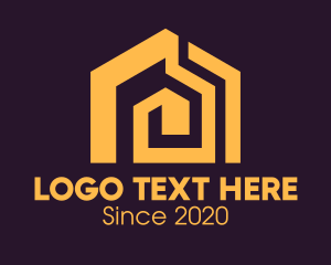 Property - Golden Real Estate Home logo design