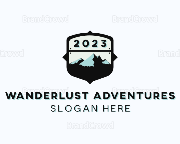 Mountain Hiker Adventure Logo