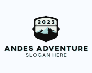 Mountain Hiker Adventure logo design