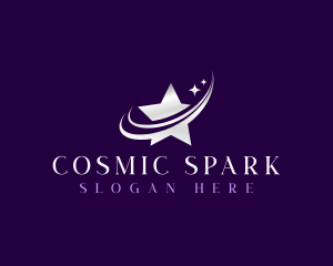 Cosmic Night Star logo design