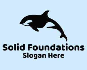 Marine Orca Mammal  Logo