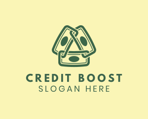 Credit - Triangle Cash Bank logo design