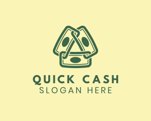 Triangle Cash Bank logo design