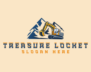 Industrial Quarry Excavation Logo