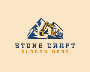 Quarry - Industrial Quarry Excavation logo design