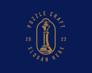 Chess Board Game  logo design