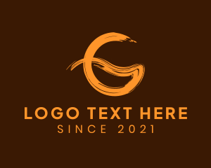 Letter G - Letter G Brushstroke logo design