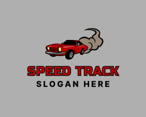 Race Car Automobile Logo