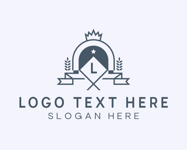 Throne - Wreath Crown Jewelry logo design