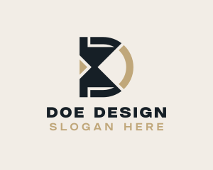 Interior Design Studio Letter D logo design