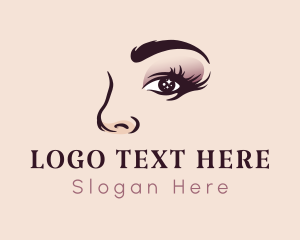 Cosmetic Surgeon - Makeup Eyelash Salon logo design