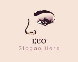 Makeup Eyelash Salon Logo