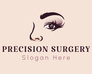 Makeup Eyelash Salon logo design