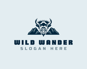 Wild Mountain Bufallo logo design