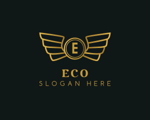 Luxury - Elegant Golden Wings logo design