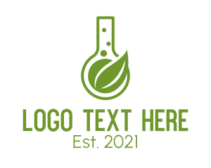 Botanist - Green Medicinal Lab logo design