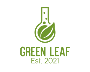 Green Medicinal Lab logo design