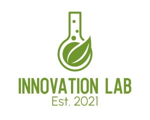 Green Medicinal Lab logo design