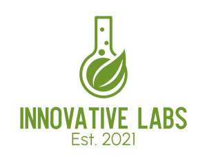 Green Medicinal Lab logo design