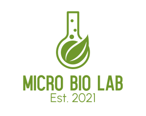 Green Medicinal Lab logo design