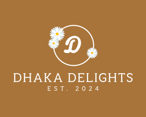 Sweet Daisy Flower logo design